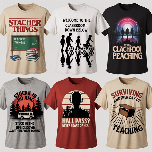 Stranger Things Teacher Shirt: A Stylish Nod to the Upside Down