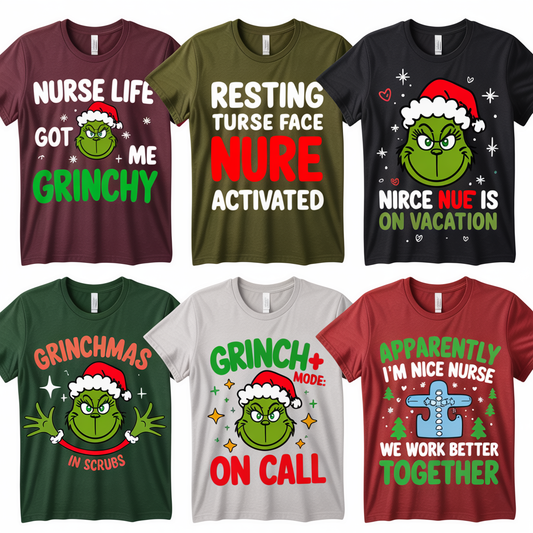 Grinch Nurse T-Shirt: The Ultimate Holiday Gift Guide