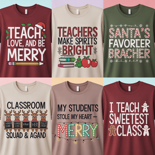 Cute Christmas Teacher Shirts: The Ultimate Gift Guide