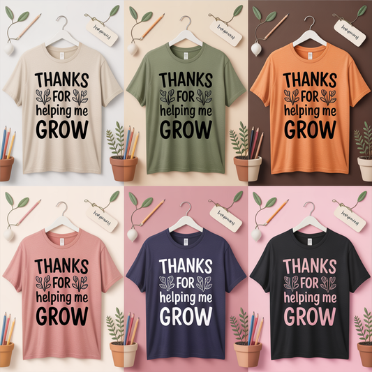 Thanks For Helping Me Grow Printable: The Perfect Teacher Gift
