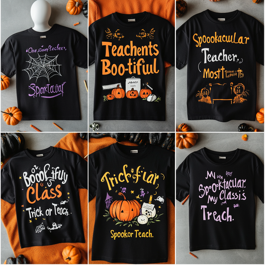 Halloween Shirt Teacher: Spooktacular Styles for the Classroom