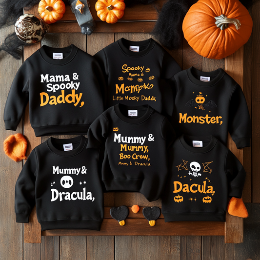 Matching Halloween Sweatshirts: The Ultimate Guide For Spooky Family Fun