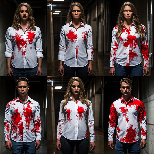 Bloody White Shirt Halloween: A Guide to Gruesomely Realistic Costumes