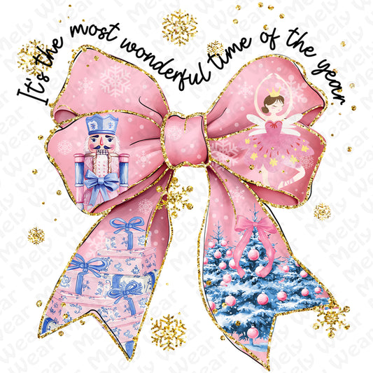 It is the Most Wonderful Time Christmas Bow Shirt
