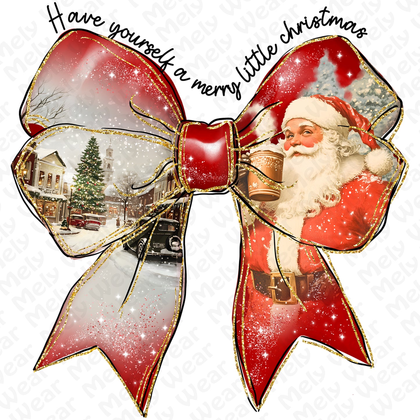 Small Town Christmas Santa Holiday Shirt