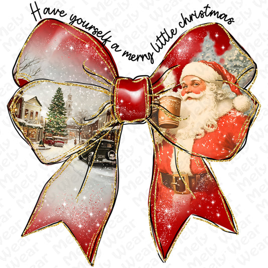 Small Town Christmas Santa Holiday Shirt