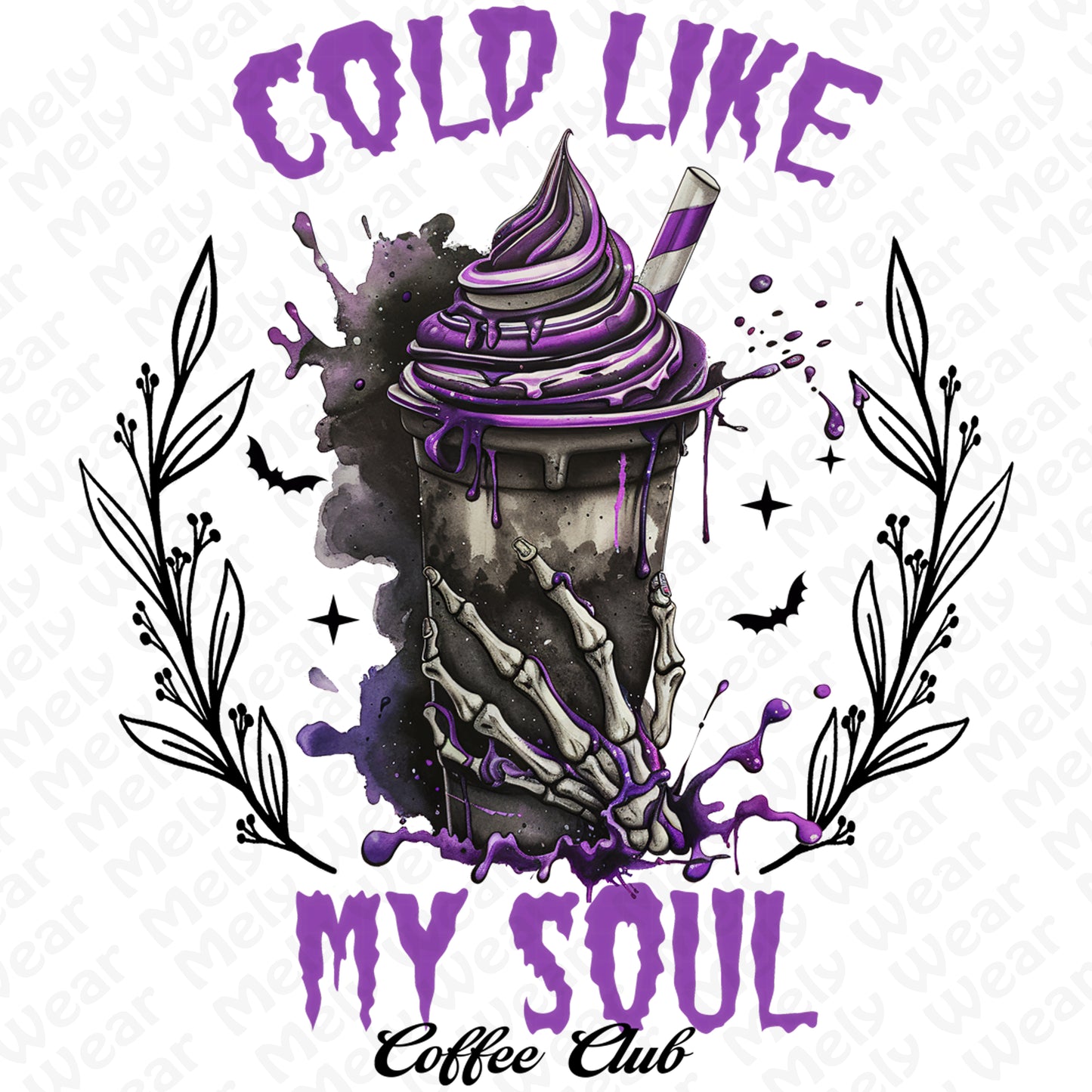 Cold Like My Soul Skeleton Drink Halloween Shirt