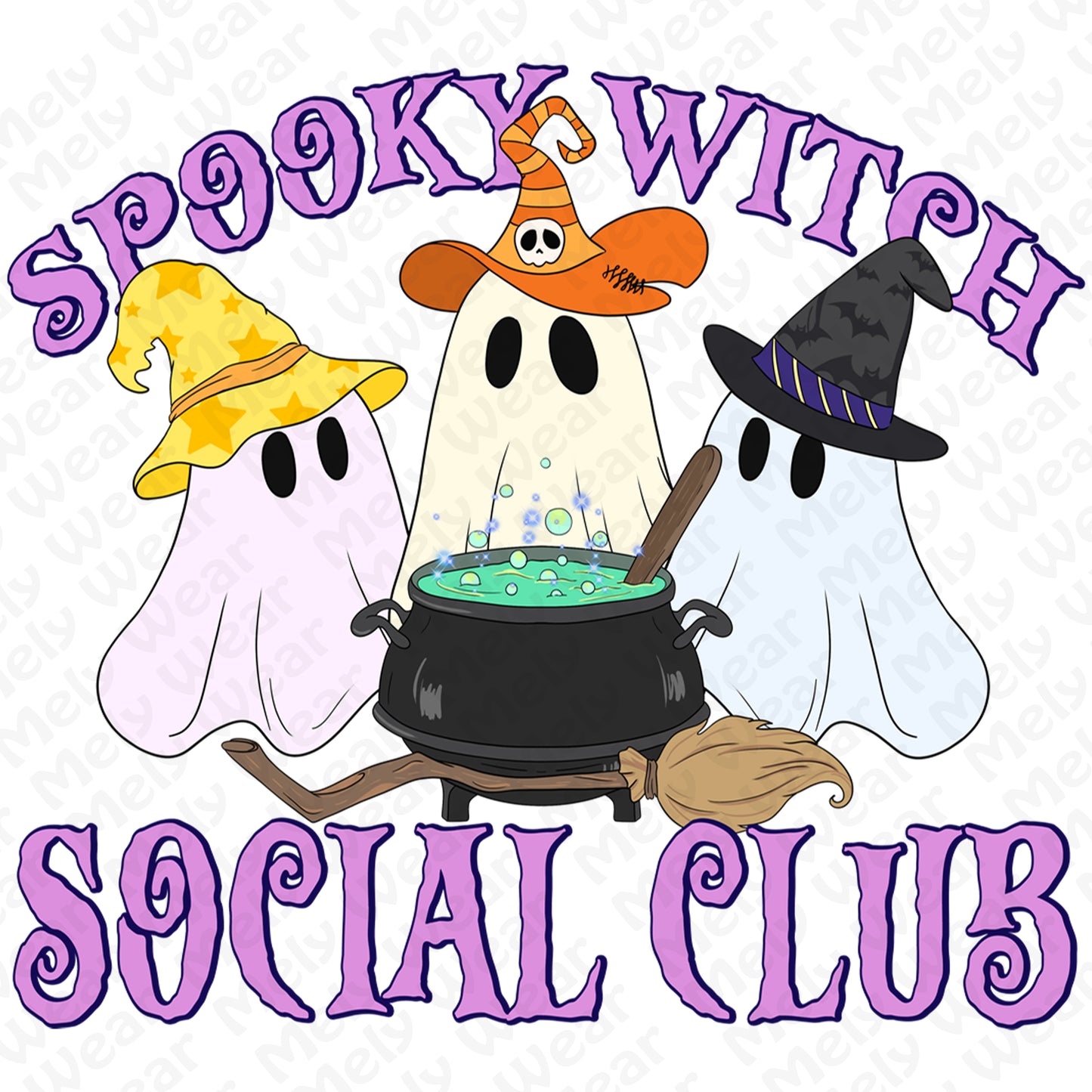 Spooky Witch Social Club Halloween Shirt