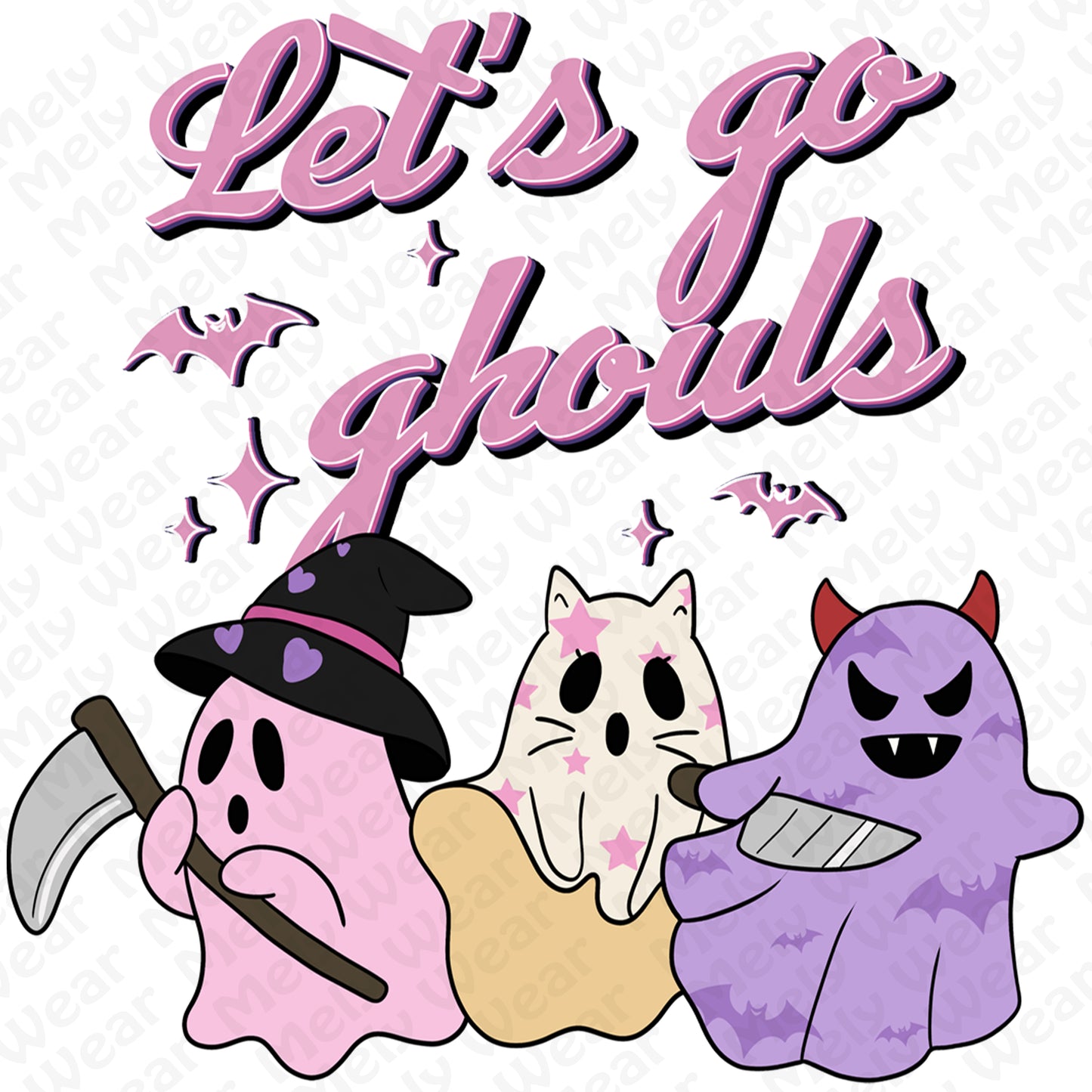 Let’s Go Ghouls Shirt Cute Halloween Ghost