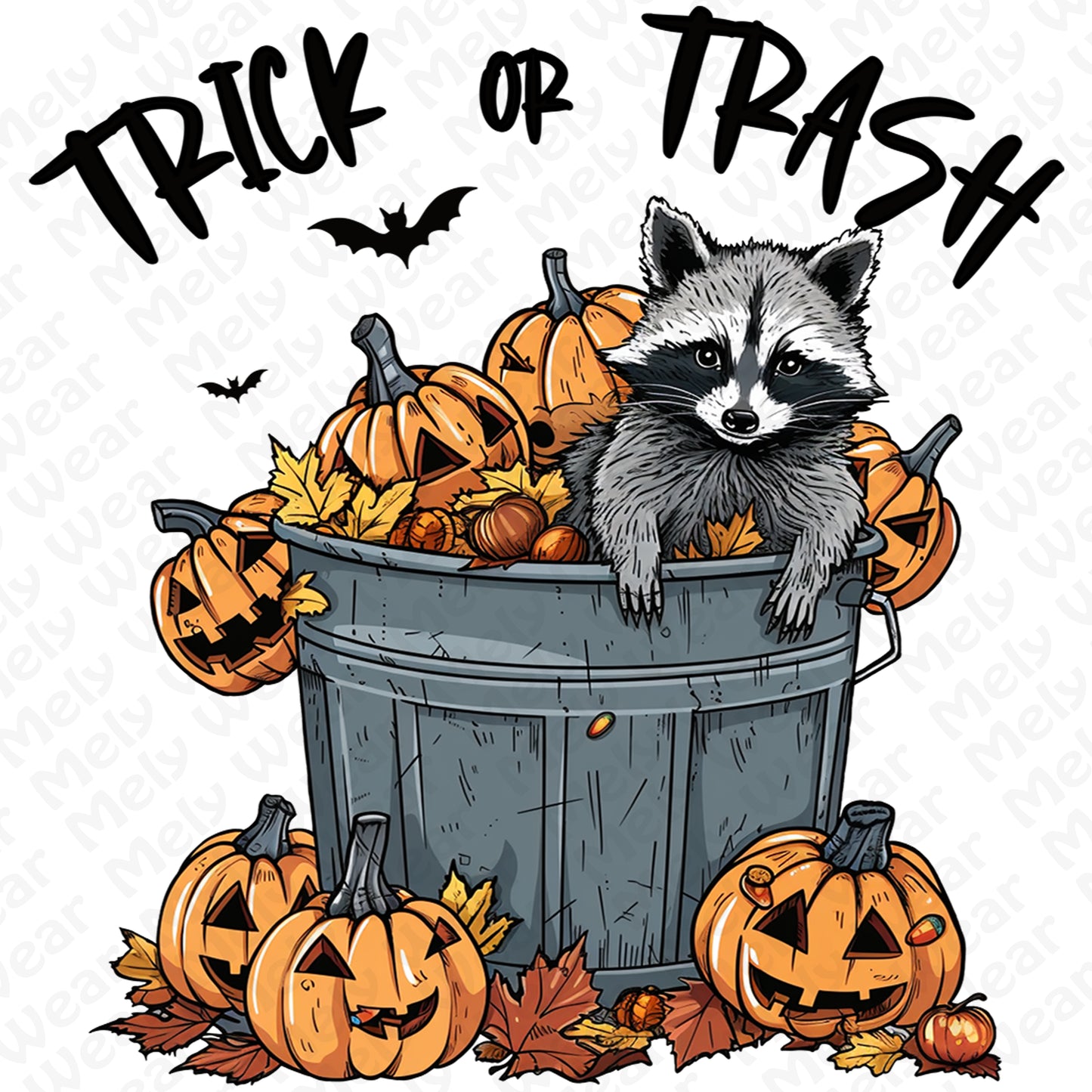 Trick or Trash Raccoon Halloween Shirt