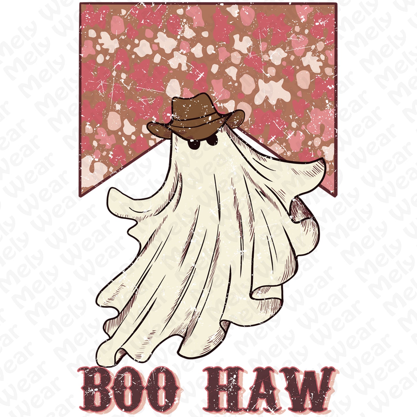 Boo Haw Western Ghost Cowgirl Tee