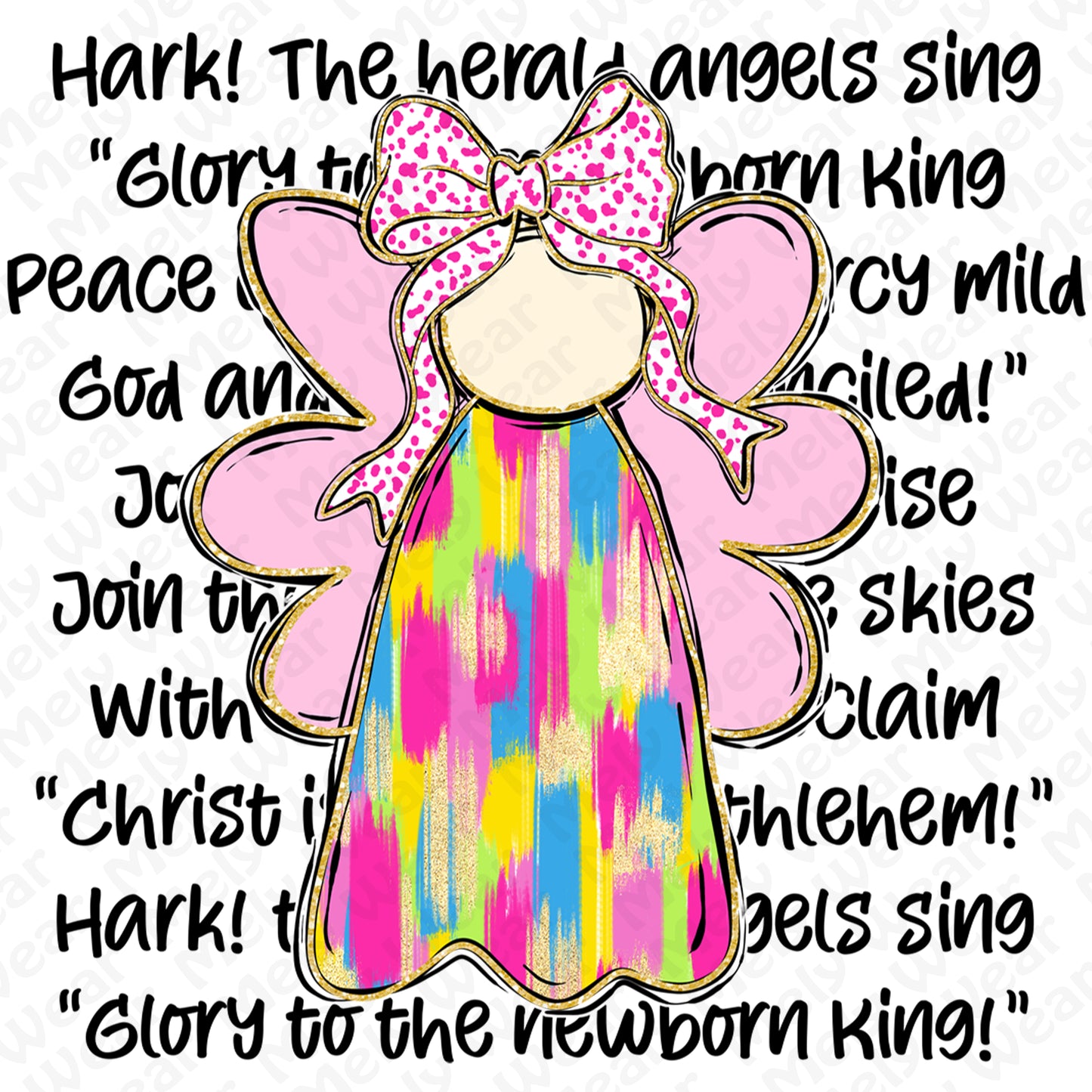Colorful Angel Christmas Shirt
