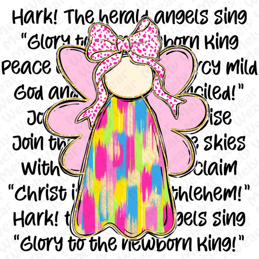 Colorful Angel Christmas Shirt