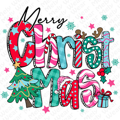 Colorful Christmas Holiday Shirt