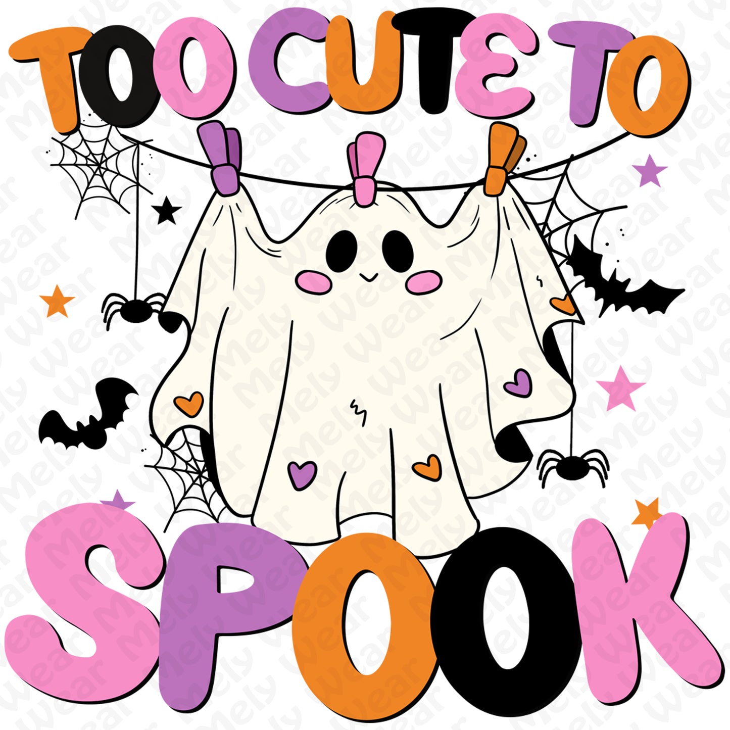 Too cute to spook halloween shirt
