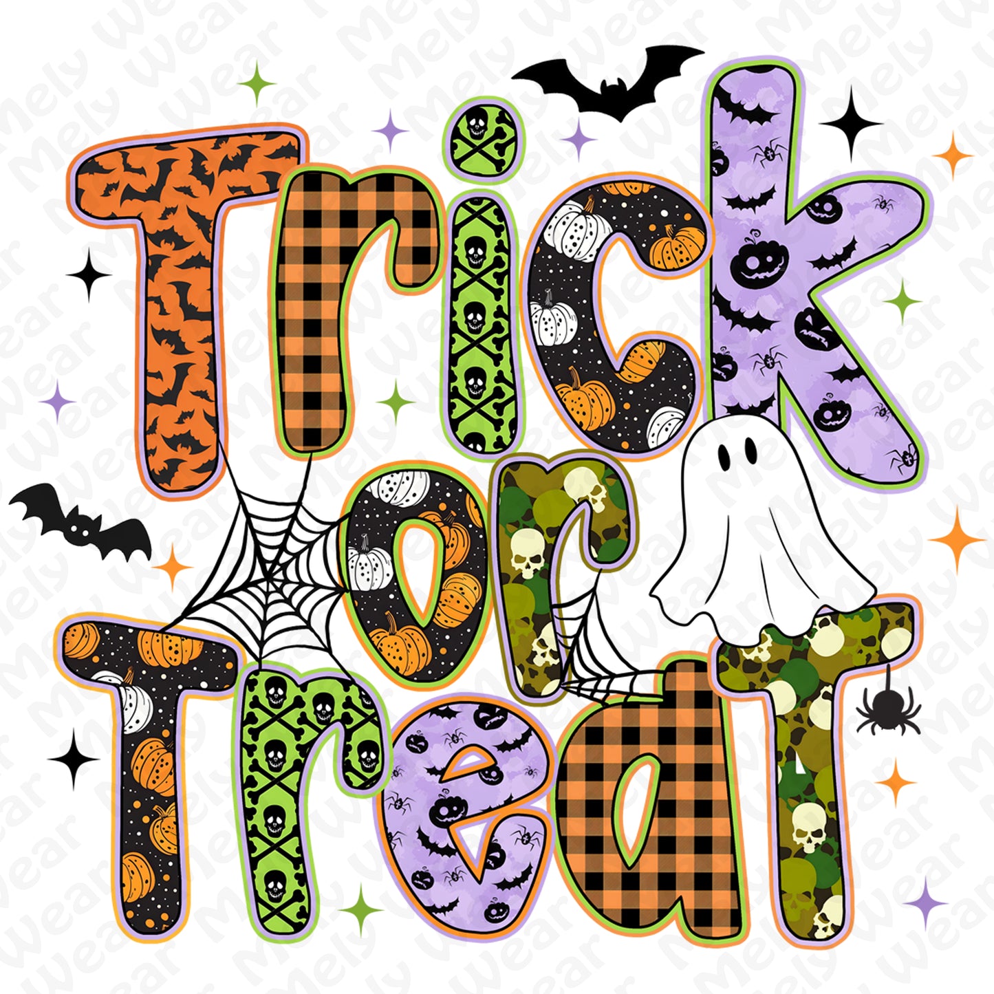 Trick or treat halloween shirt
