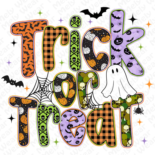 Trick or treat halloween shirt