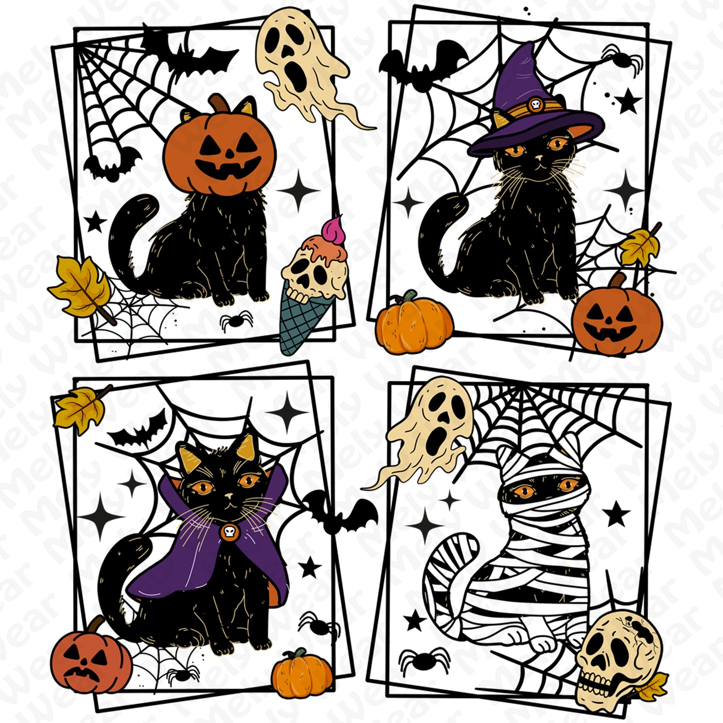 Black Cat Halloween shirt and hoodie