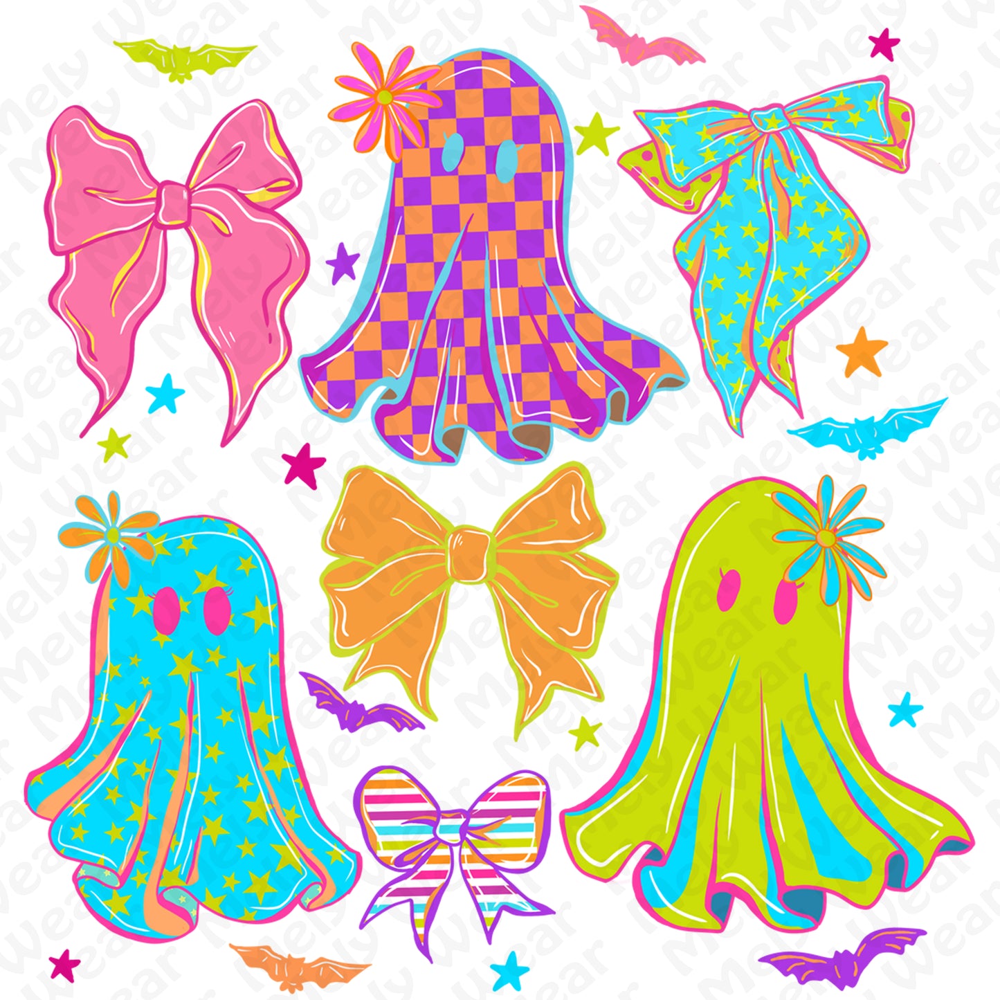 Neon Ghost Coquette halloween shirt