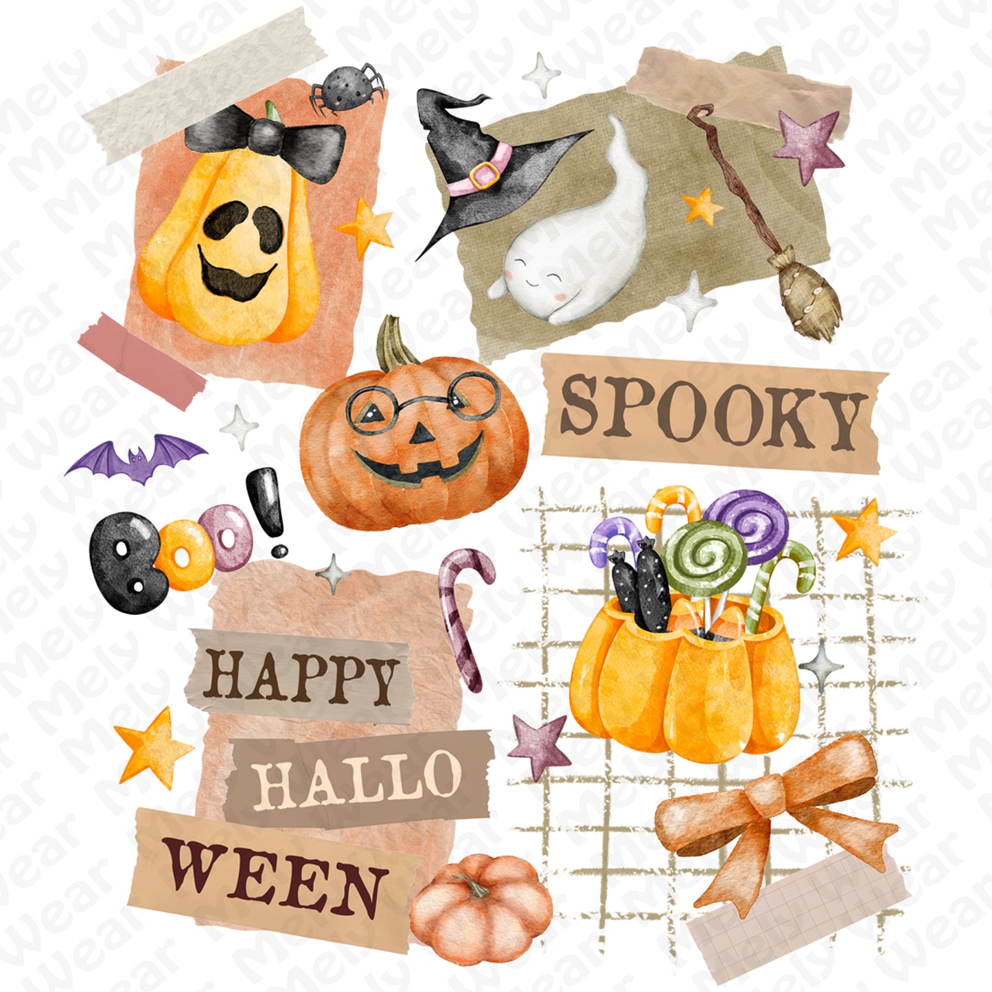 Halloween Collage shirt and sweatshirt