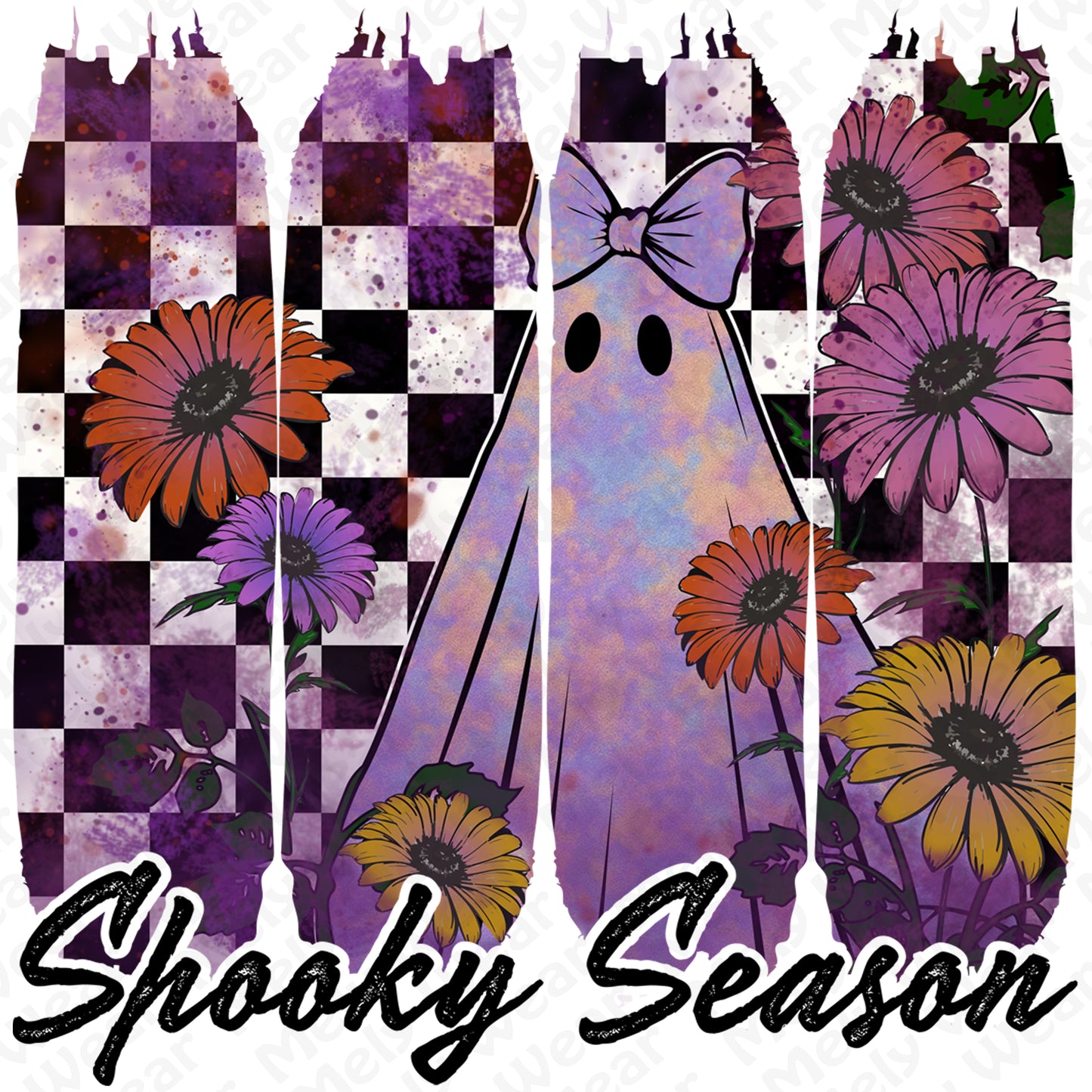 Floral Ghost Halloween shirt