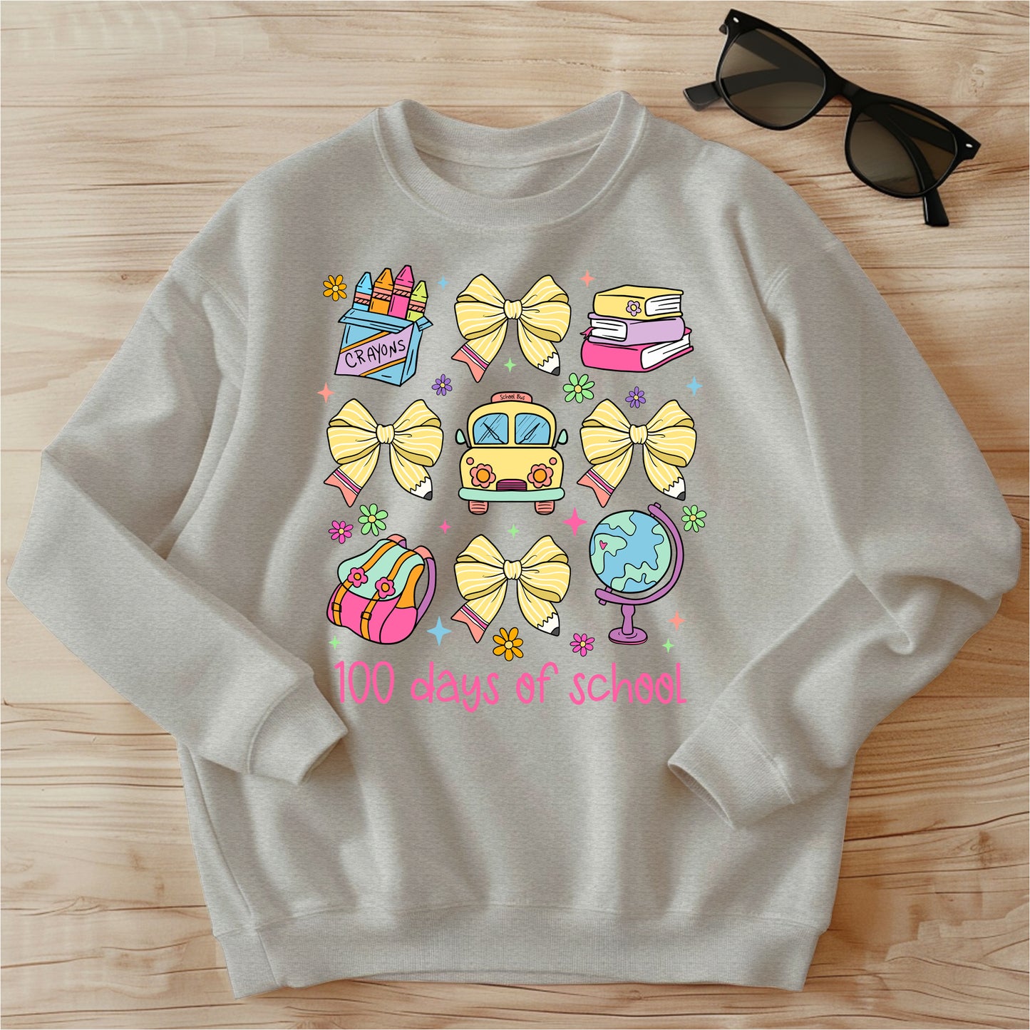 100 Days of School Coquette Shirt