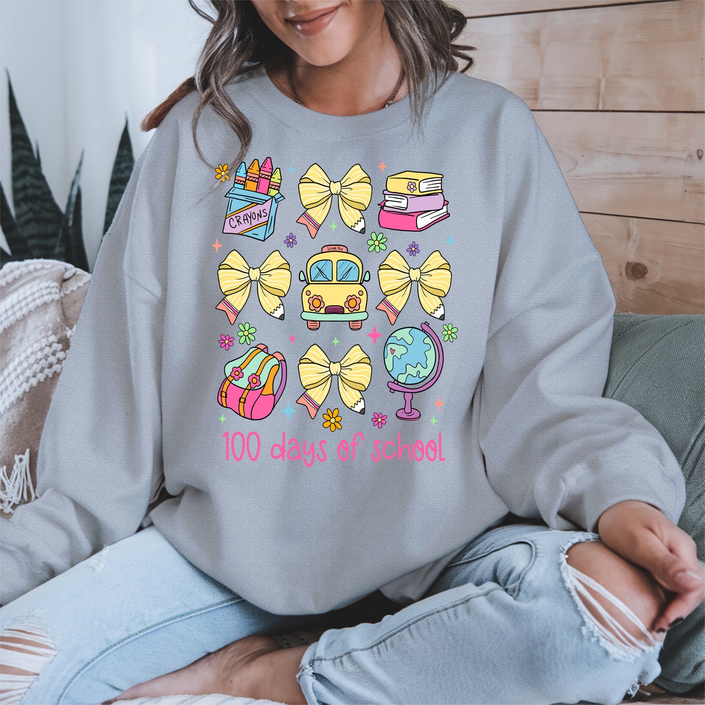 100 Days of School Coquette Shirt