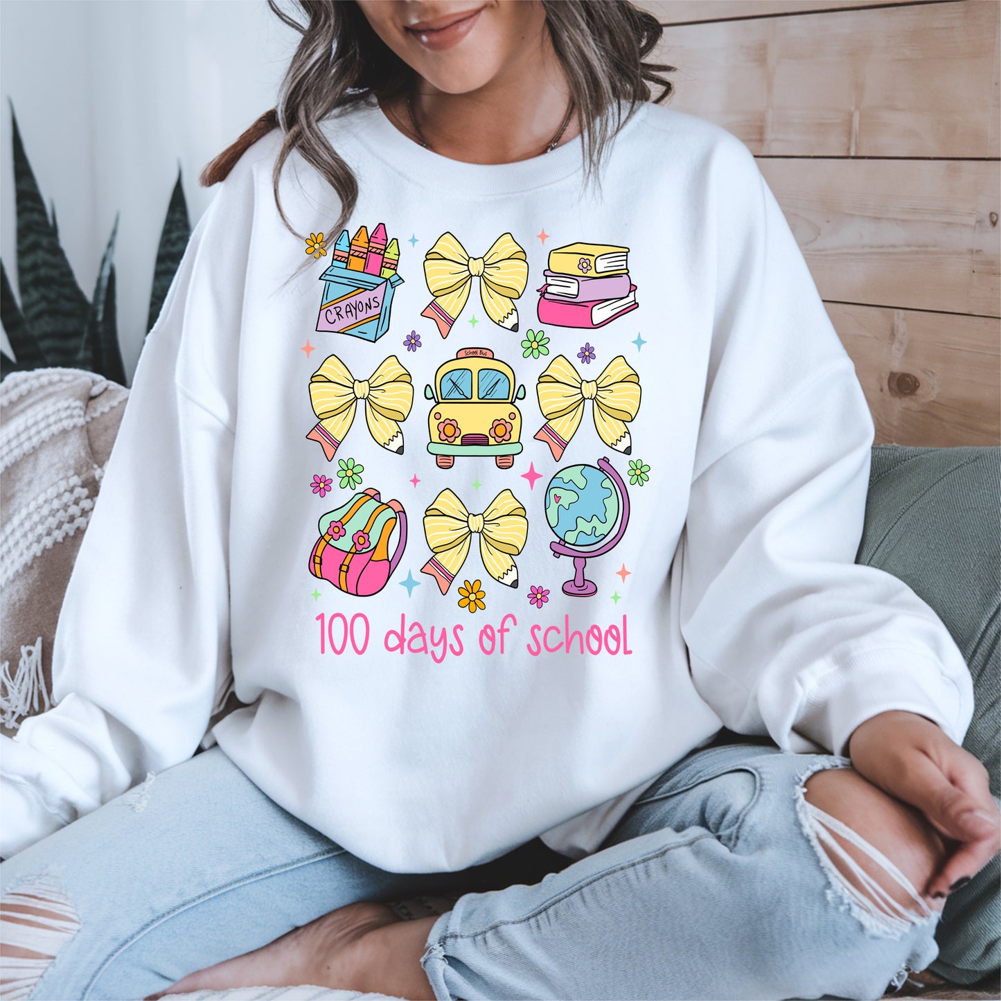 100 Days of School Coquette Shirt