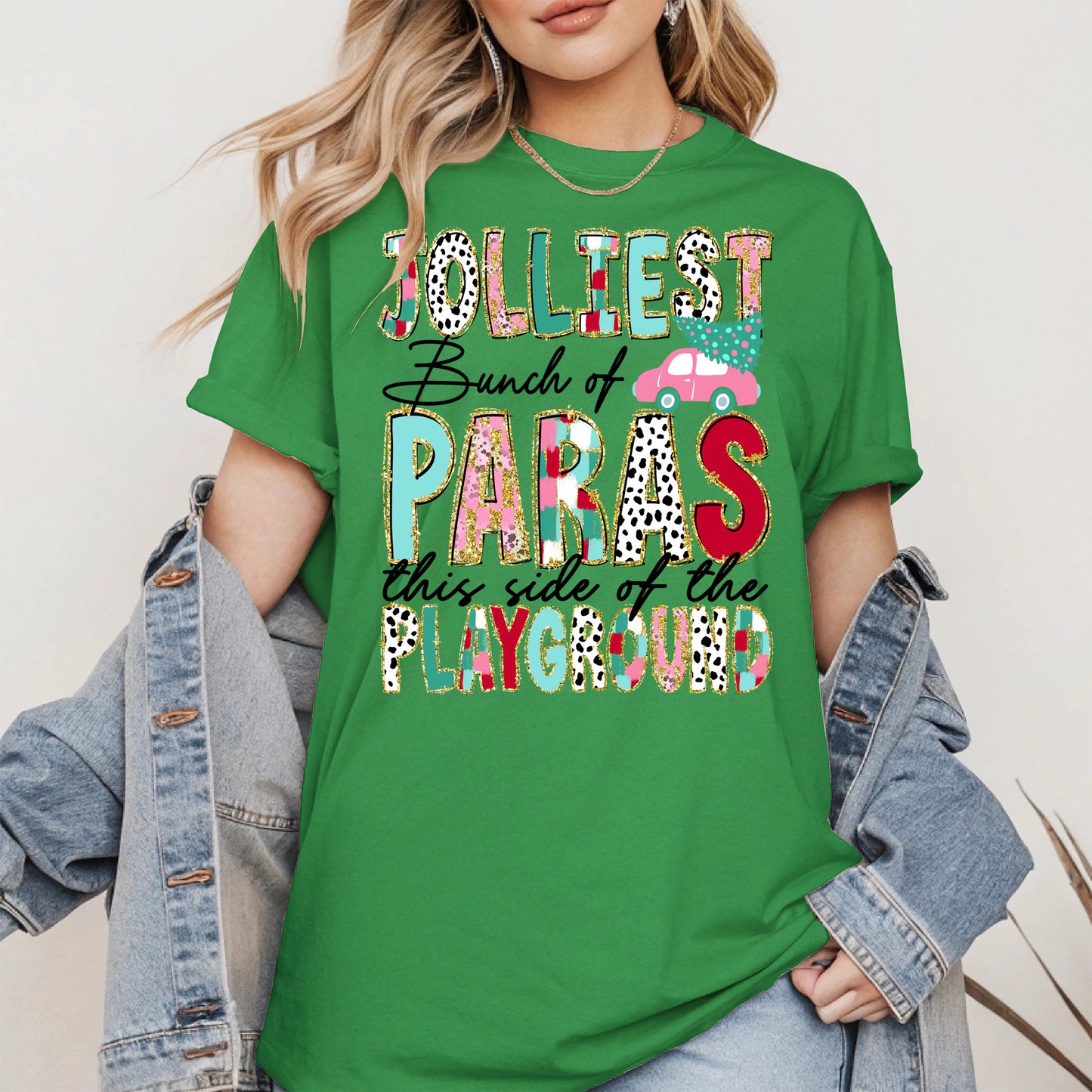 Jolliest Bunch of Teachers Christmas Shirt