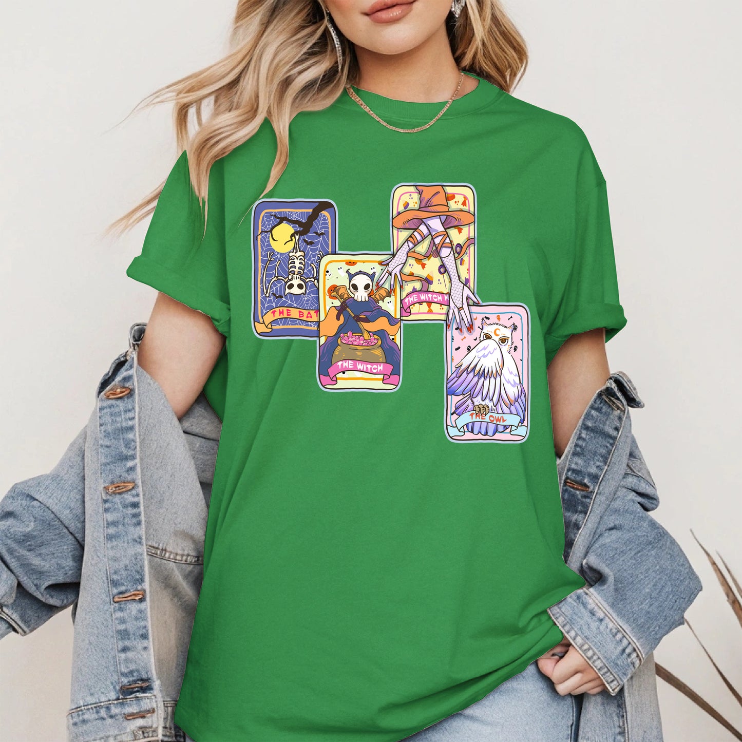 Halloween Tarot Card Trio Tee