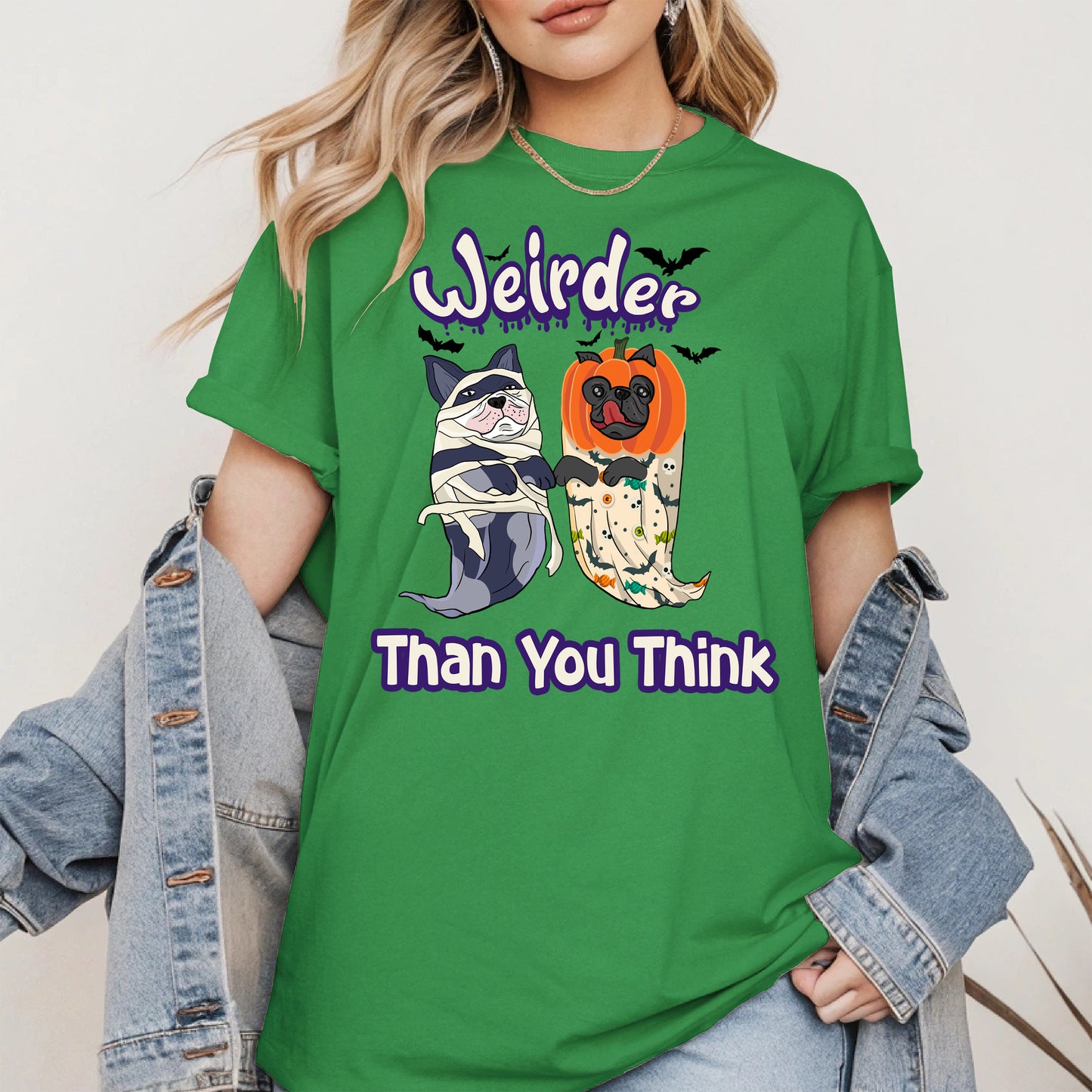Weirder Than You Think Dog Ghost Tee