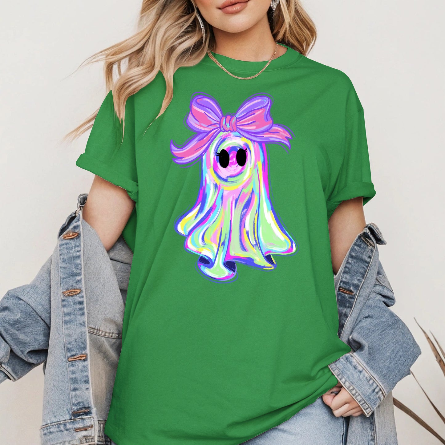 Pastel Ghost Shirt Hoodie Sweatshirt for Halloween Vibes