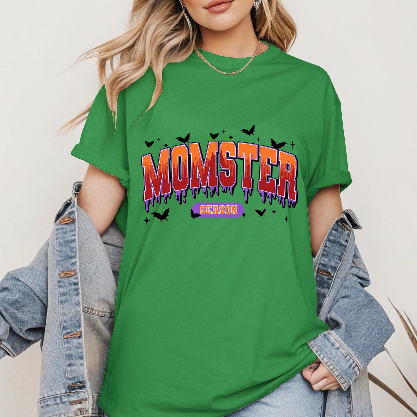 Momster Season Shirt Hoodie Sweatshirt for Halloween Moms