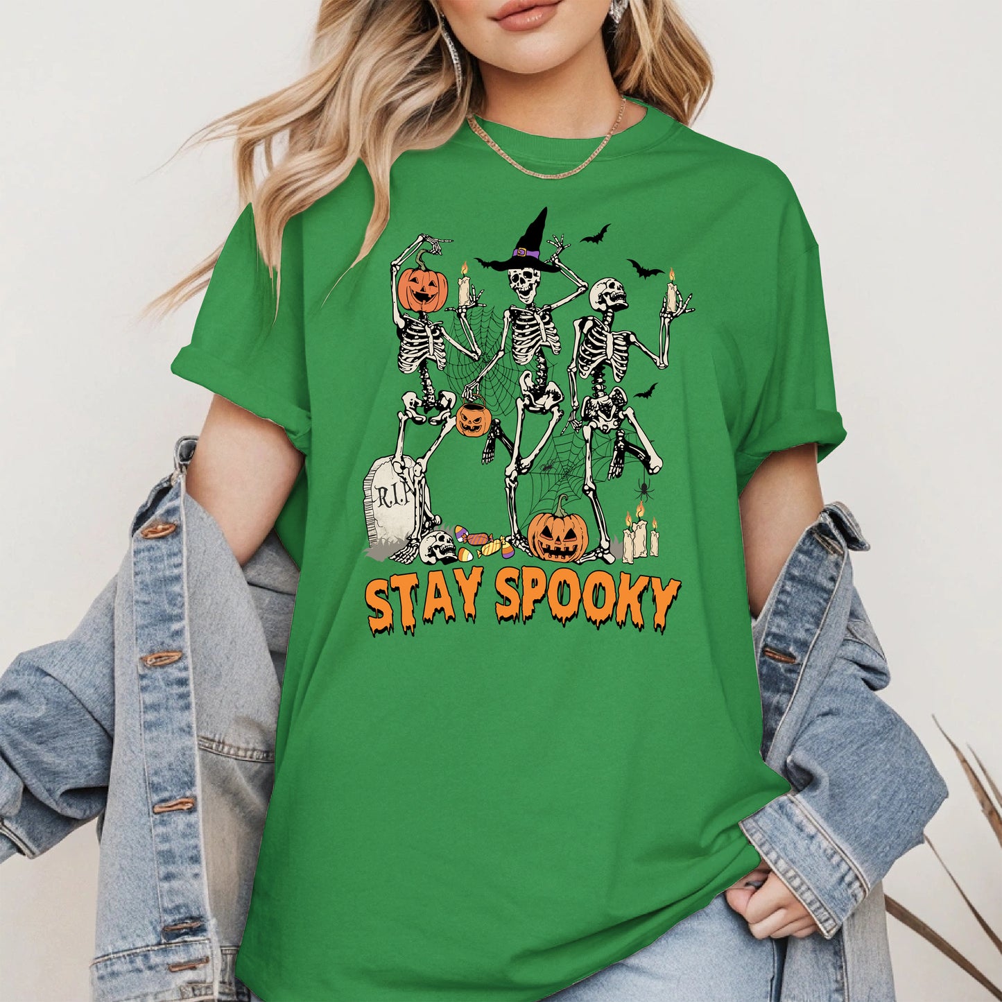 Dancing Skeleton Stay Spooky Shirt