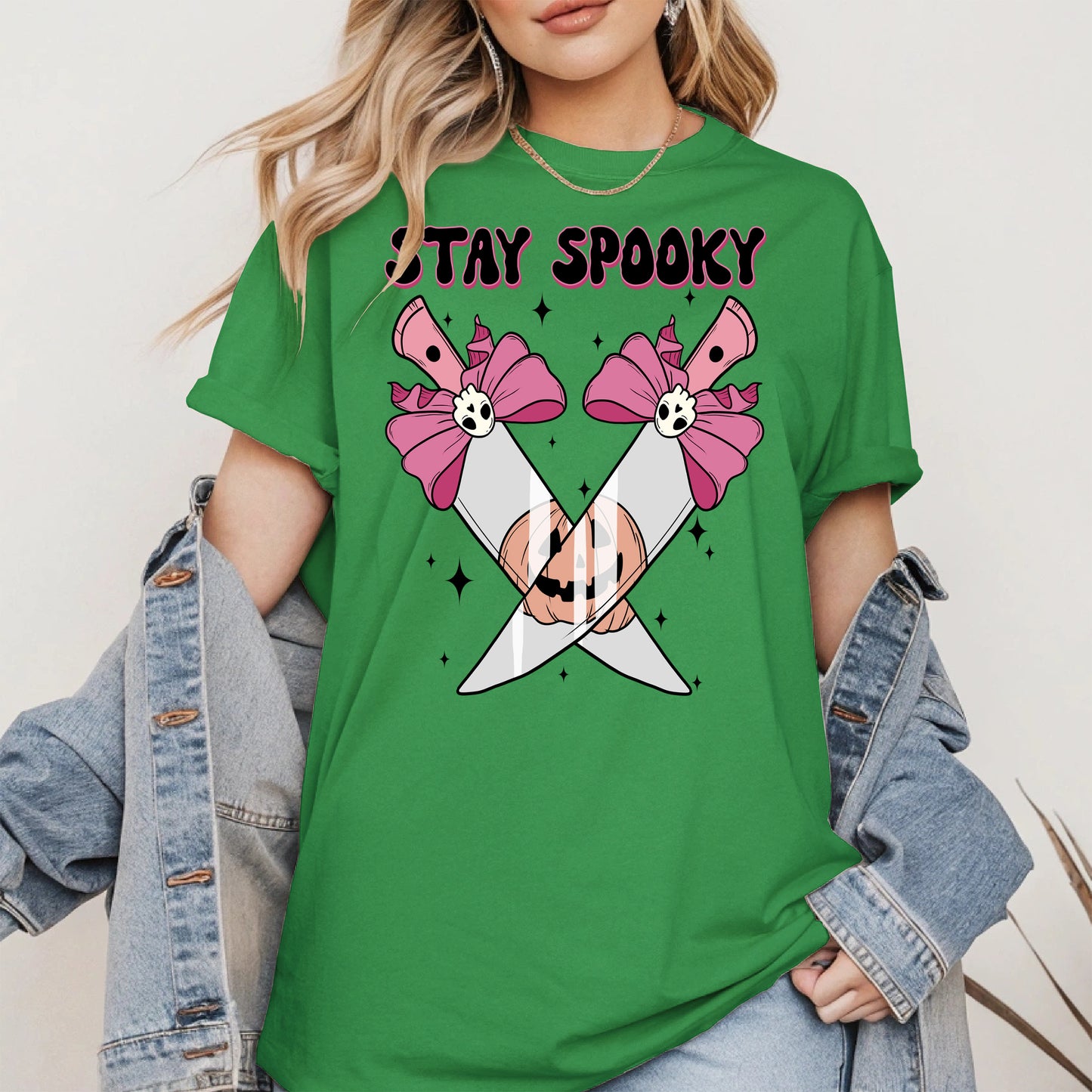 Stay Spooky Knife Halloween Shirt