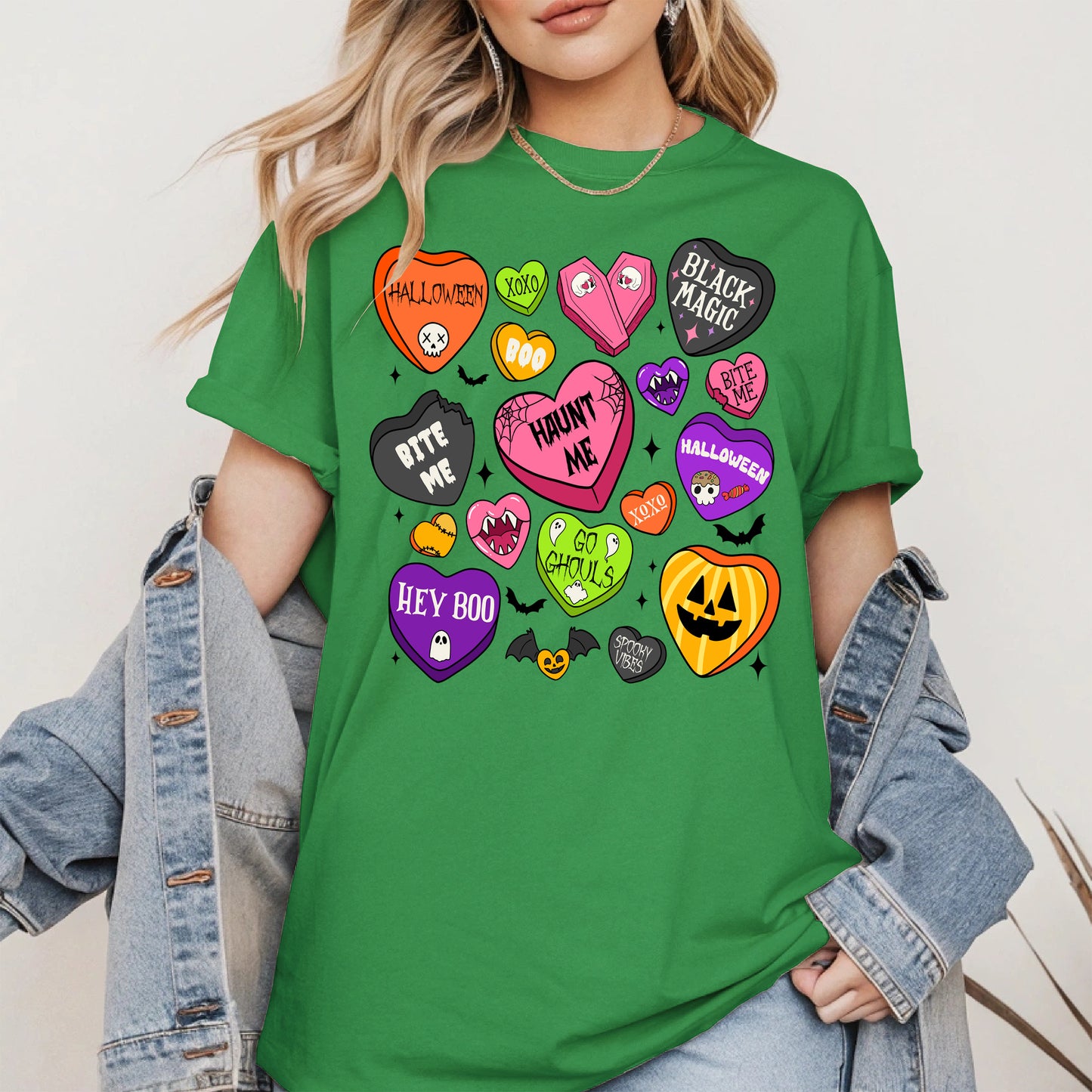 Halloween Candy Hearts Shirt