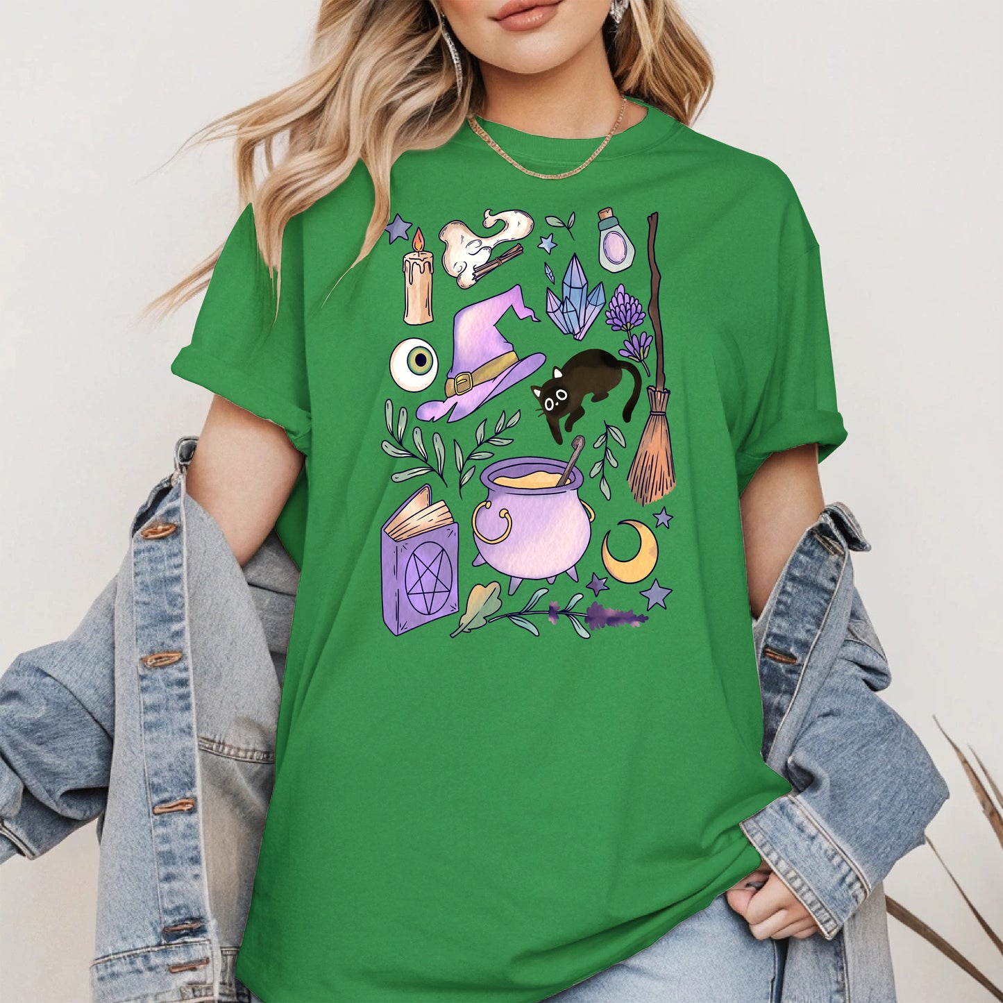 Witchy Aesthetic Halloween Shirt
