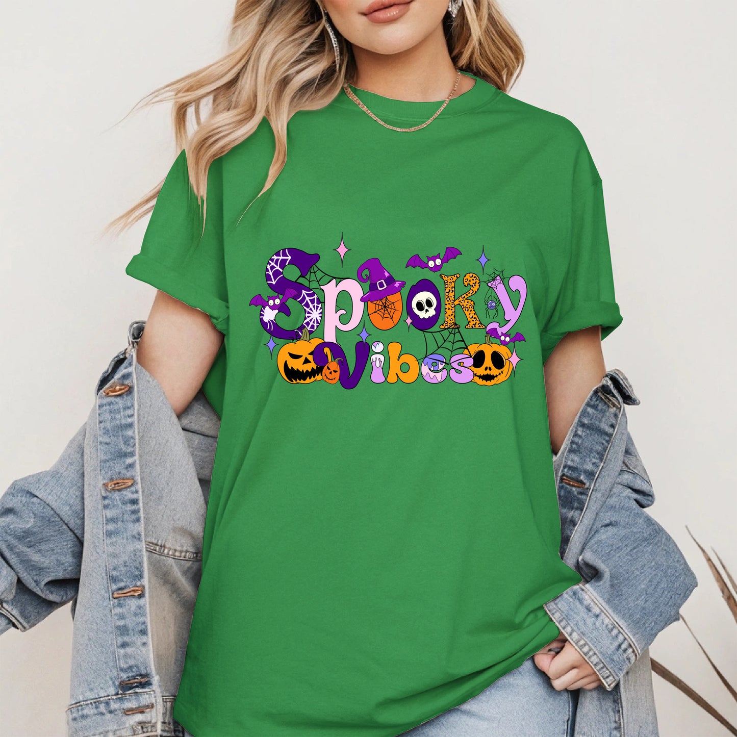Spooky Vibes Halloween Sweatshirt