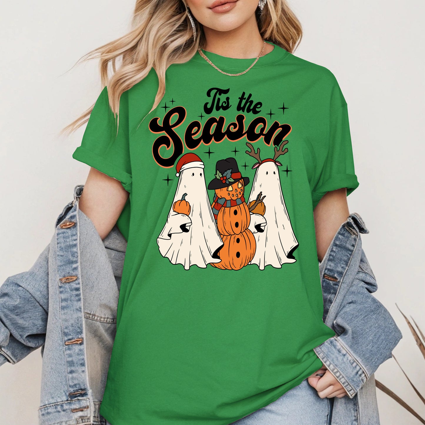 Ghost Pumpkin Season Shirt Halloween