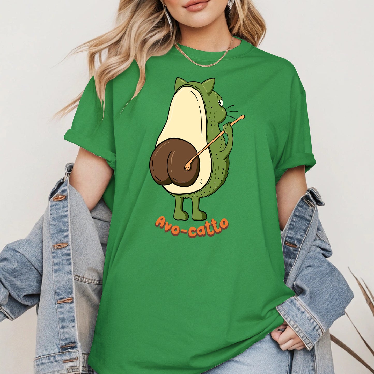 Avo-catto Shirt Hoodie Sweatshirt