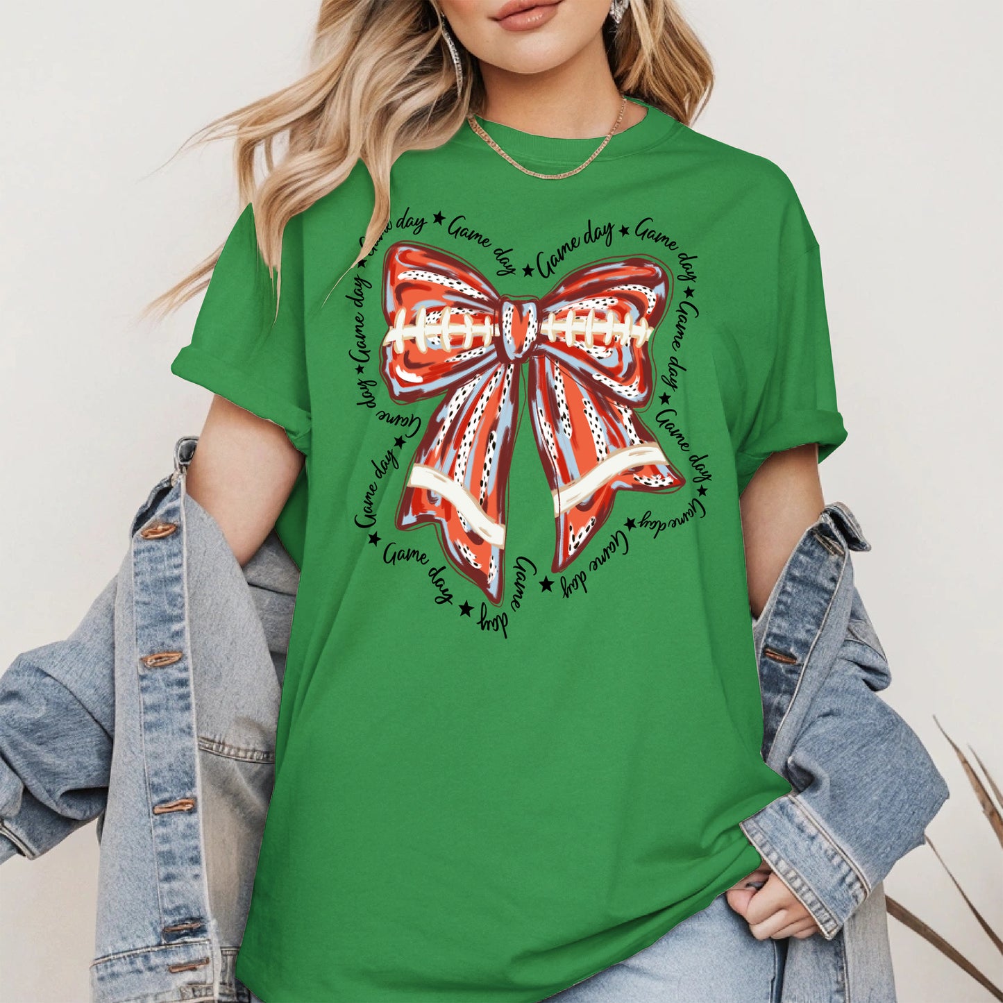 Baseball Bow Shirt Sport Tee Hoodie Sweatshirt Gift for Fans and Moms