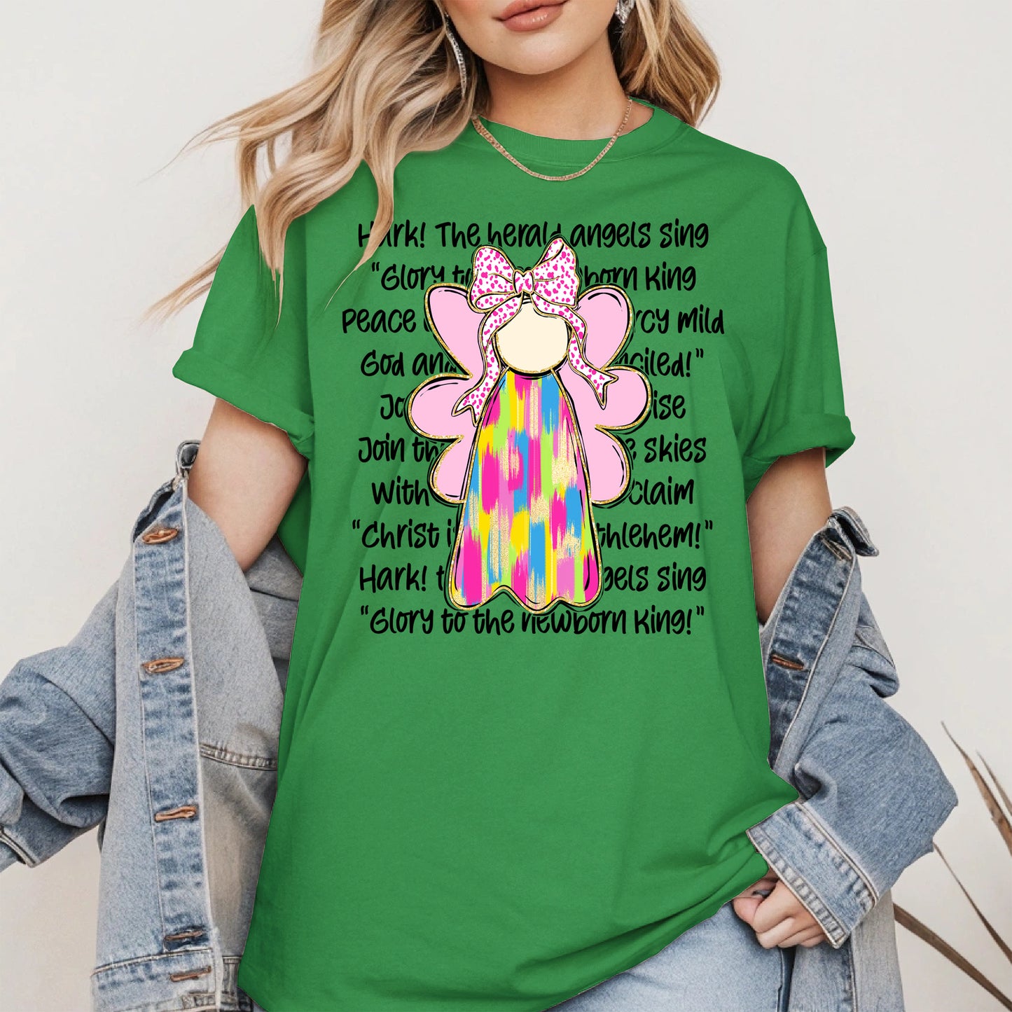 Colorful Angel Christmas Shirt