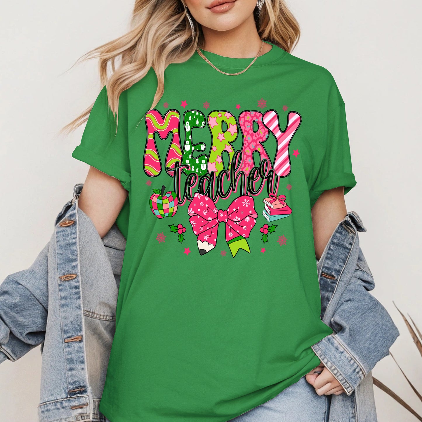 Merry Teacher Christmas Shirt