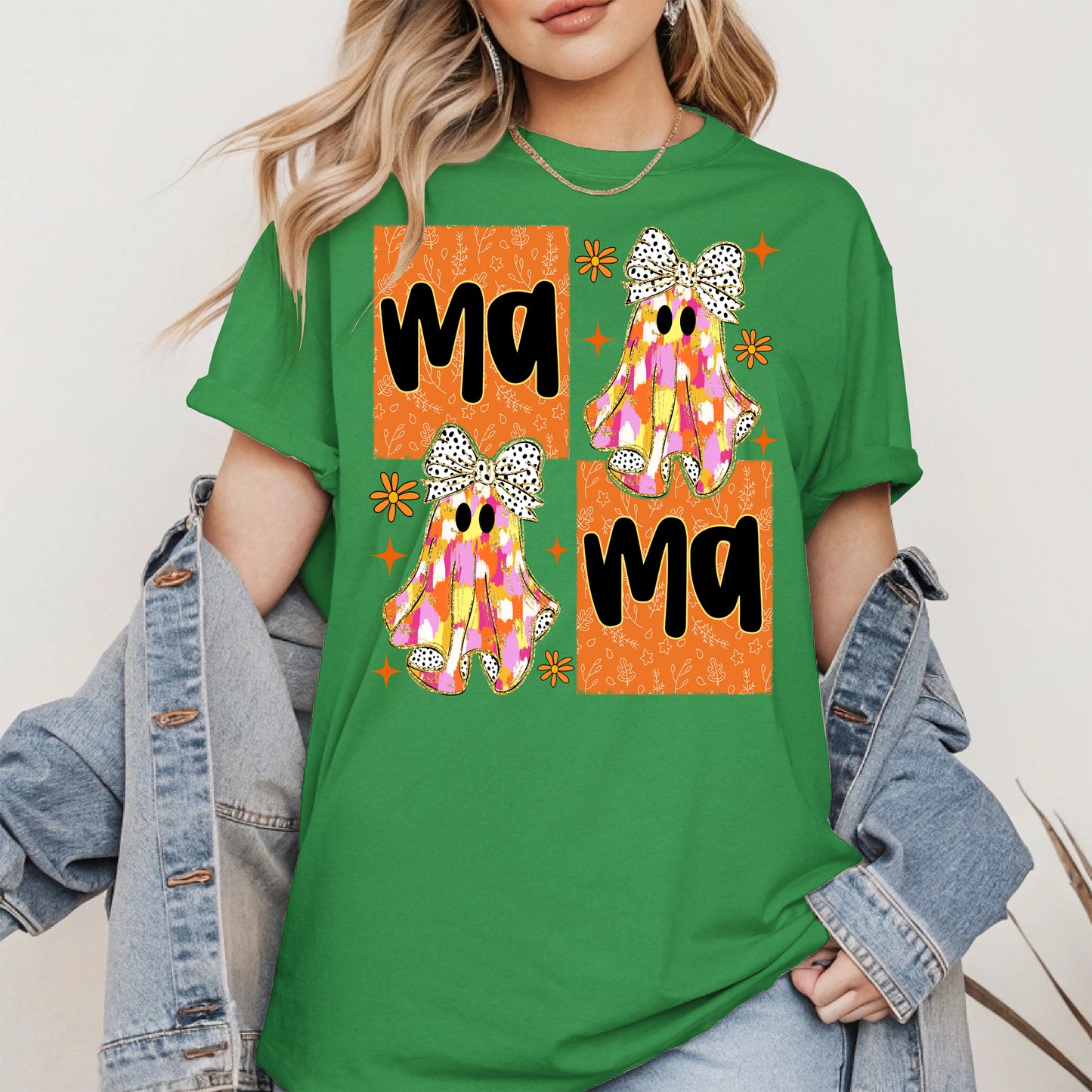 Mama Boo Ghost halloween shirt