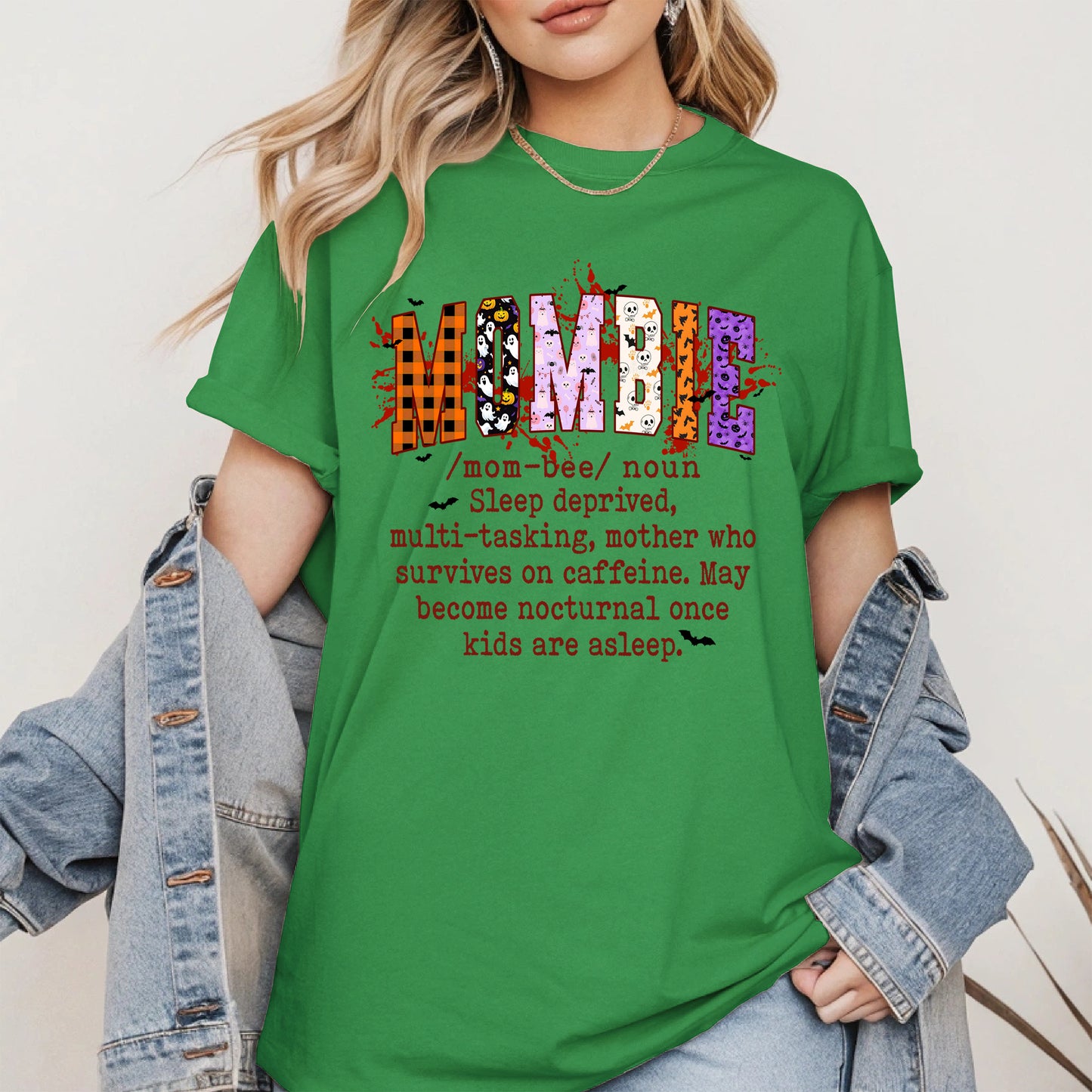 MOMBIE Halloween shirt and hoodie