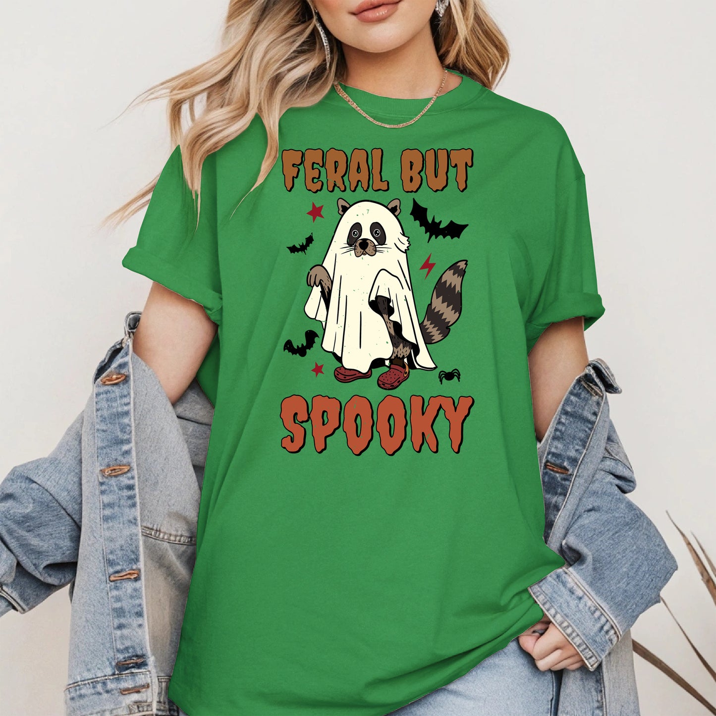 Feral But Spooky halloween shirt