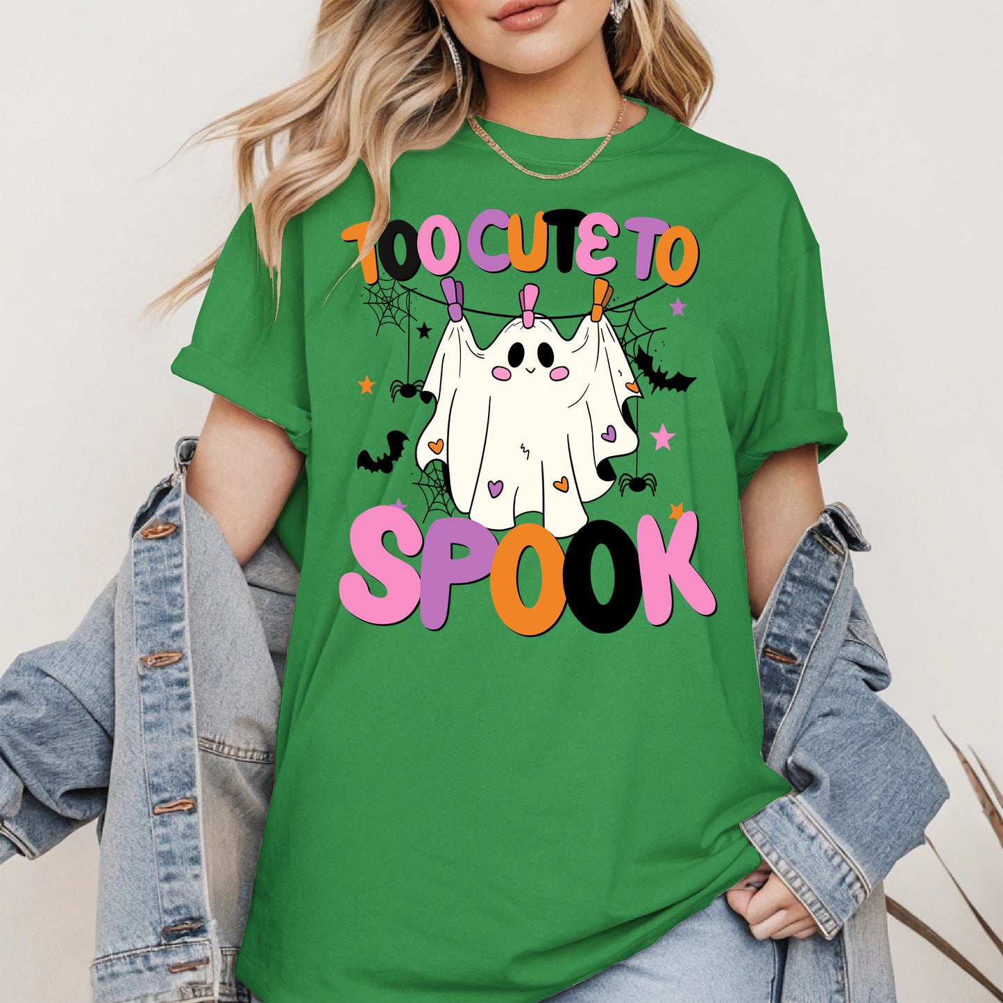 Too cute to spook halloween shirt