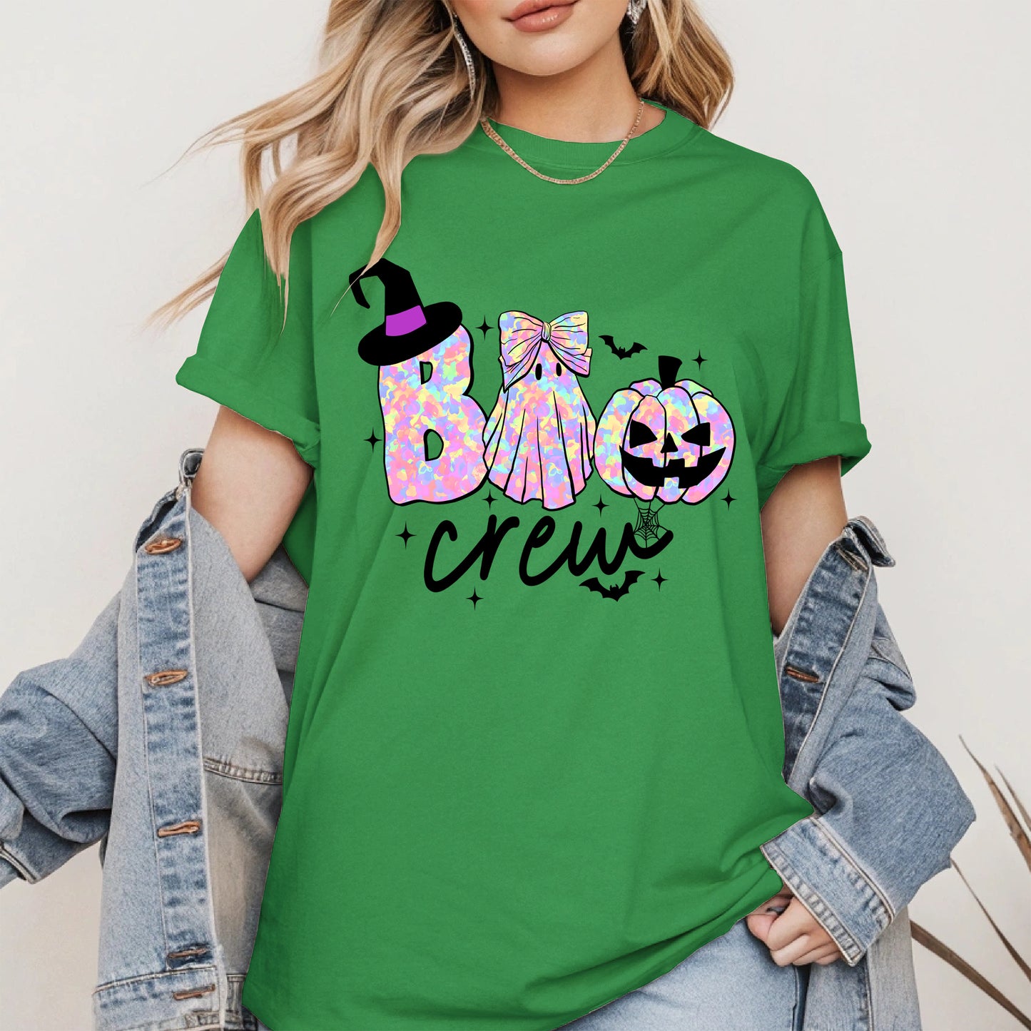 Boo Crew halloween shirt and hoodie
