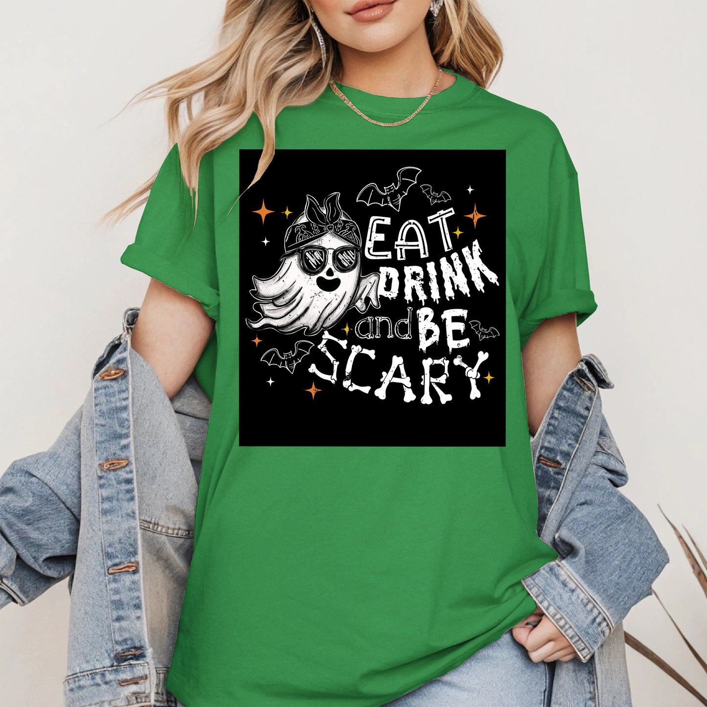 Eat Drink and Be Scary halloween shirt