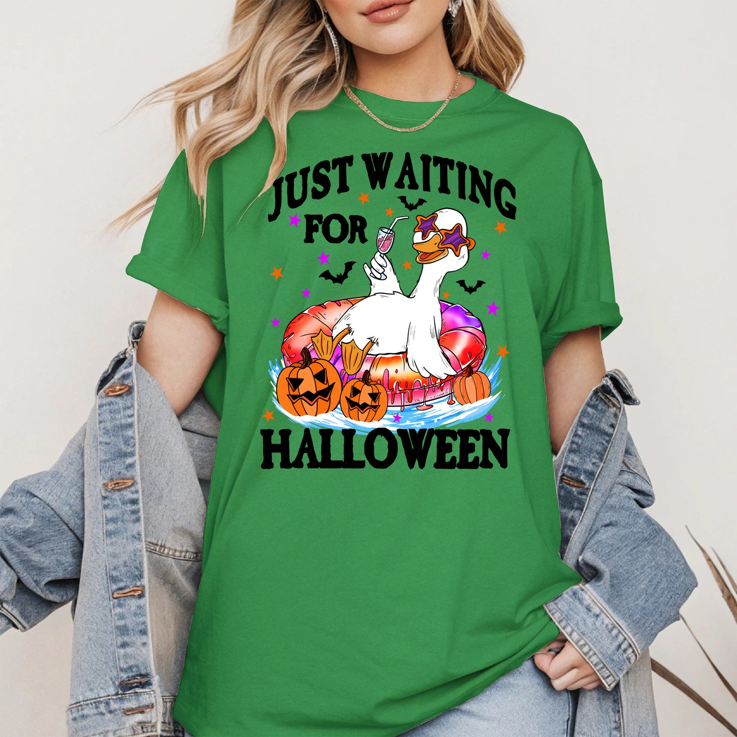 Just waiting for Halloween halloween shirt